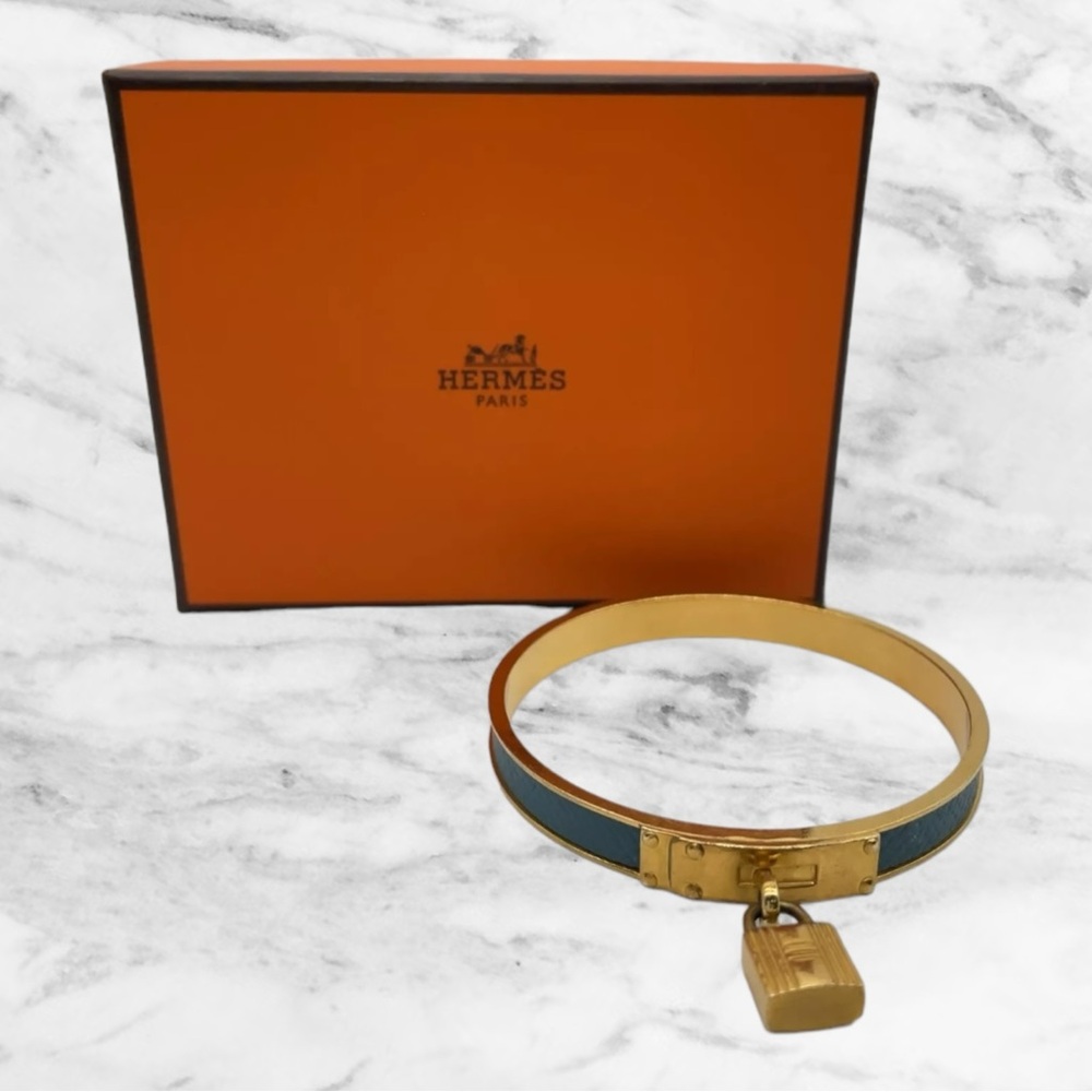 Hermès Kelly Cadena Lock Bangle Bracelet